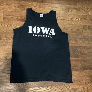 Vintage Iowa Hawkeyes Football Tank Top